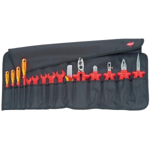 Knipex 98 99 13 Tool Roll with Insulated Tools 15 Pieces